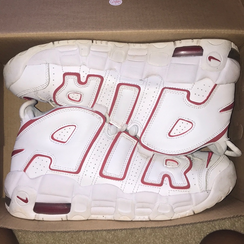 Red and White nike air size 7 in men